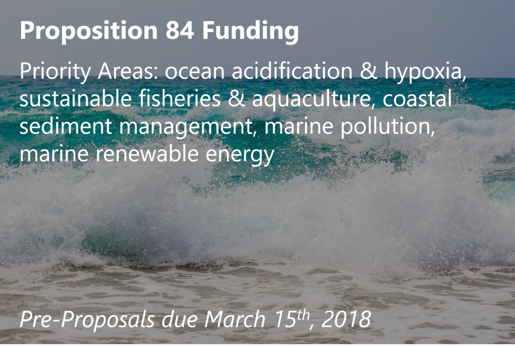 Funding Opportunities California Ocean Protection Council